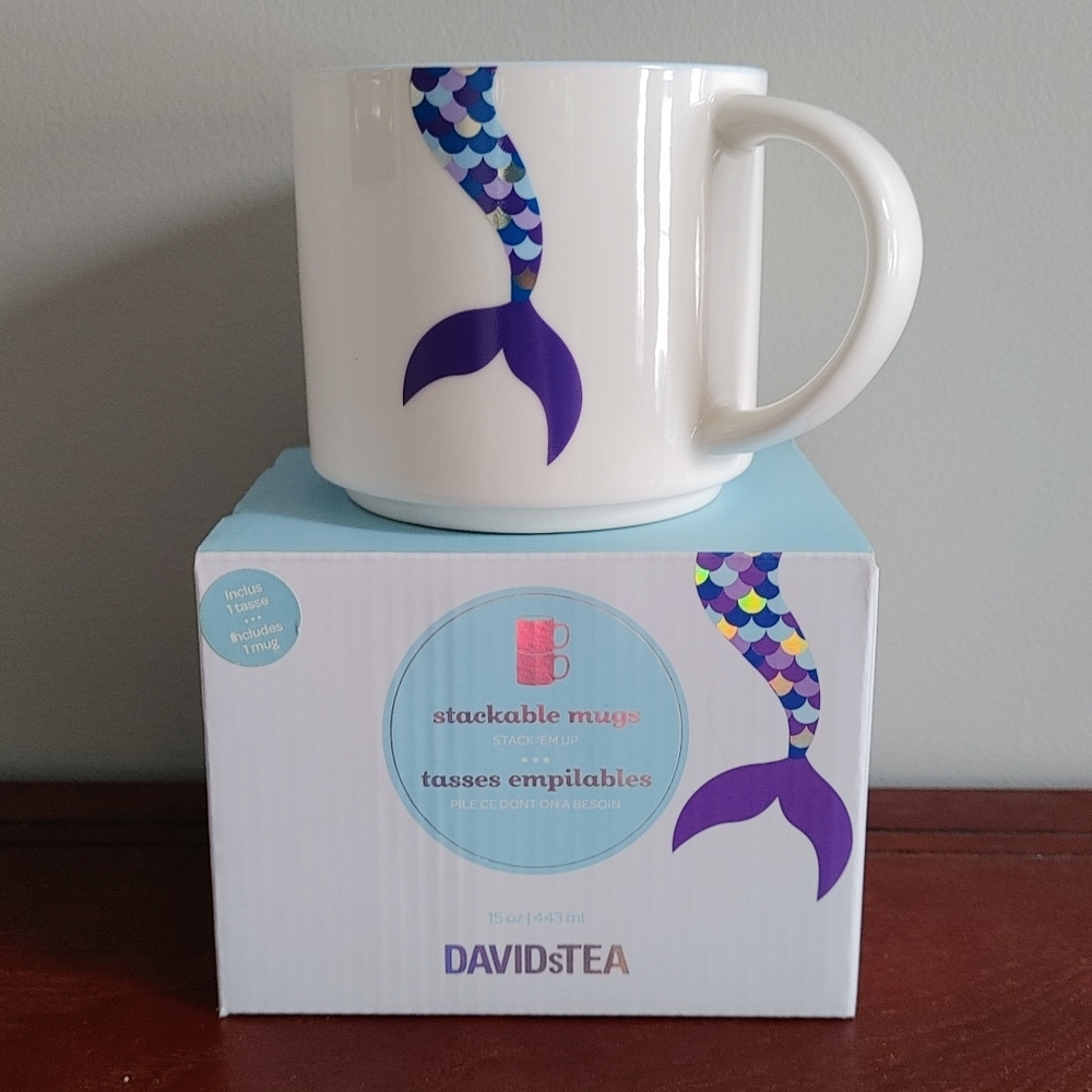 David'sTEA Stackable Mermaid Mug and Tea Infuser